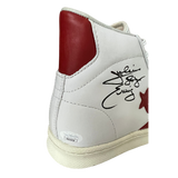 Julius Erving Dr J Philadelphia 76ers Autographed Converse All Star Sneaker - JSA COA