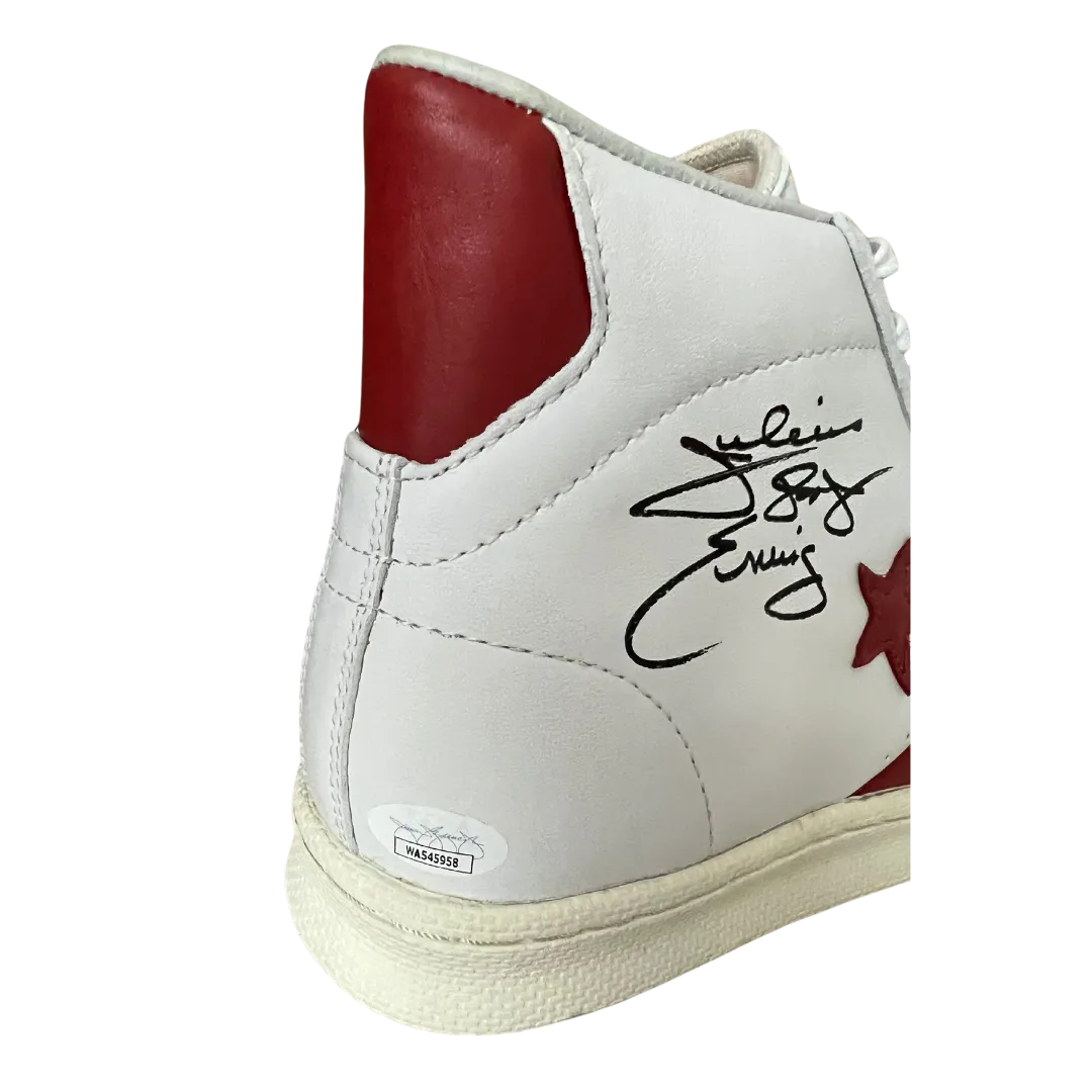 Julius Erving Dr J Philadelphia 76ers Autographed Converse All
