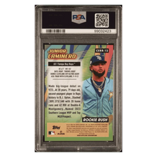 Junior Caminero PSA 10 2024 Topps Chrome All Etch Rookie Rush Orange Refractor #d/ 25 Card #12