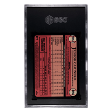 Junior Caminero SGC 9 2024 Topps Chrome '89 Design Autographed Rookie RC Card #2T89C-63