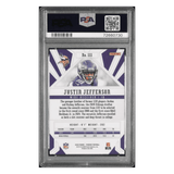 Justin Jefferson PSA 10 2020 Panini Phoenix Fire Burst Rookie RC Card #111