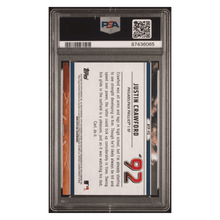 Justin Crawford PSA 10 2023 Bowman Chrome Scouts Top 100 Card #BTP92