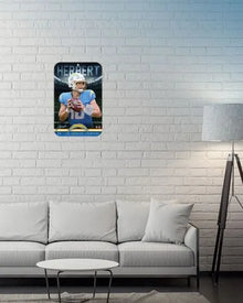Justin Herbert Los Angeles Chargers Plastic Player Clubhouse Sign