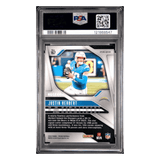 Justin Herbert PSA 8 2024 Panini Prizm Purple Ice #d/ 225 Card #157