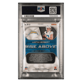 Justin Herbert PSA 9 2020 Panini Spectra Rise Above #d/75 Card #RI2