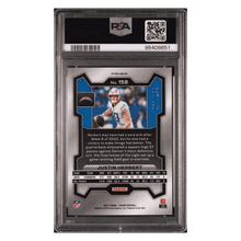 Justin Herbert PSA 9 2023 Panini Prizm Blue Wave #d/ 199 Card #158