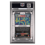 Justin Herbert PSA 9 2023 Panini Spectra Infrared Neon Splatter #d/ 8 Card #IJHE