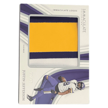 Justin Jefferson 2023 Panini Immaculate Logos #d / 25 Card #IL-JJEF