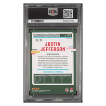 Justin Jefferson PSA 10 2023 Panini Donruss Optic Bronze Mojo #35/ 35 Card #125