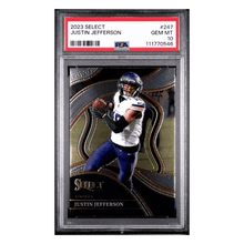 Justin Jefferson PSA 10 2023 Panini Select Card #247