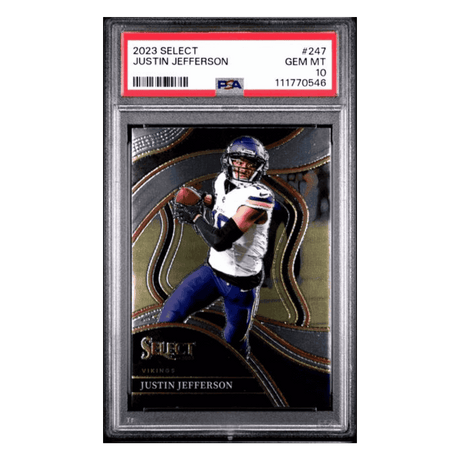 Justin Jefferson PSA 10 2023 Panini Select Card #247
