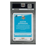 Justin Jefferson PSA 9 2020 Panini Donruss Optic Rated Rookie Card #163