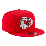 Kansas City Chiefs Basic OTC New Era Red 9FIFTY Adjustable Snapback Hat