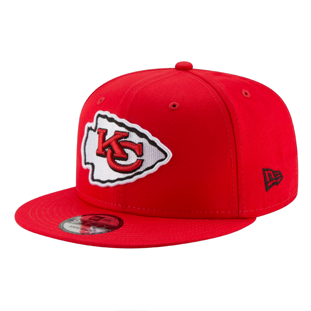 Kansas City Chiefs Basic OTC New Era Red 9FIFTY Adjustable Snapback Hat