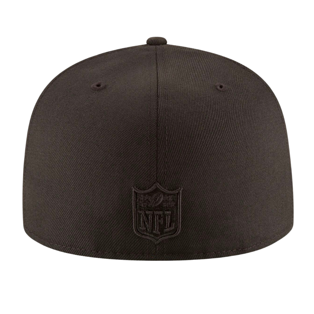 Denver Broncos Black On Black New Era 59FIFTY Fitted Hat
