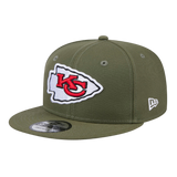 Kansas City Chiefs New Era 9FIFTY Olive Adjustable Snapback Hat