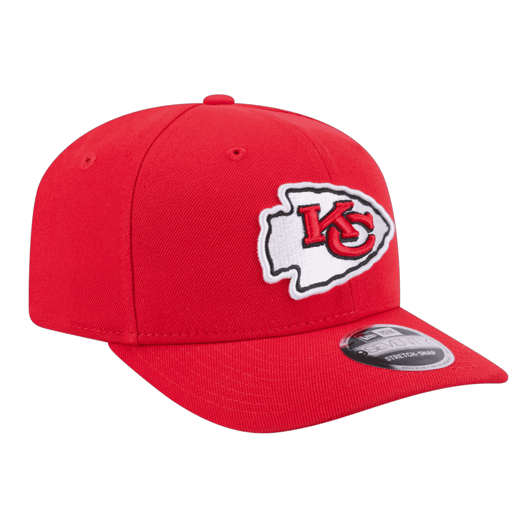Kansas City Chiefs New Era Red 9SEVENTY Stretch-Snap Hat