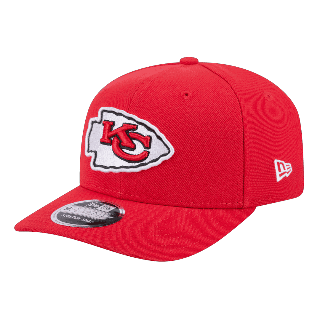 Kansas City Chiefs New Era Red 9SEVENTY Stretch-Snap Hat