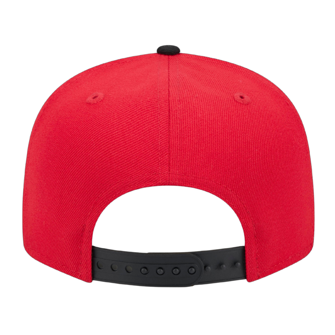 Kansas City Chiefs Official Team Color 2Tone New Era Red/Black 9FIFTY Adjustable Snapback Hat