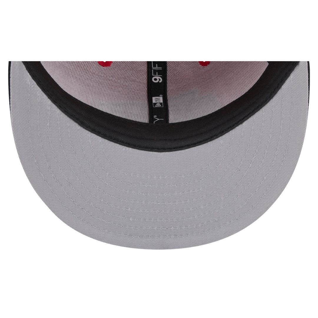 Kansas City Chiefs Official Team Color 2Tone New Era Red/Black 9FIFTY Adjustable Snapback Hat