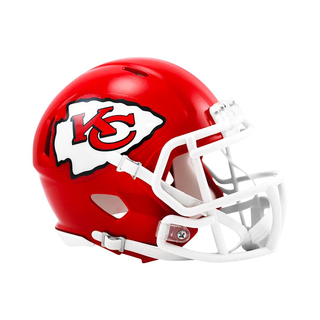 Kansas City Chiefs Speed Riddell Mini Football Helmet