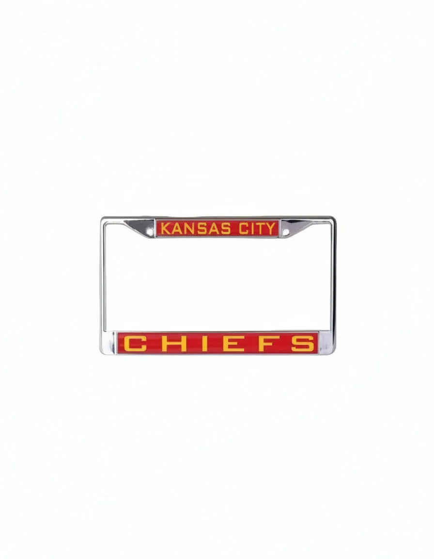 Kansas City Chiefs Metal License Plate Frame