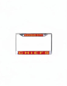 Kansas City Chiefs Metal License Plate Frame