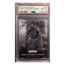 Karl-Anthony Towns PSA 10 2015 Panini Prizm Rookie RC Card #328