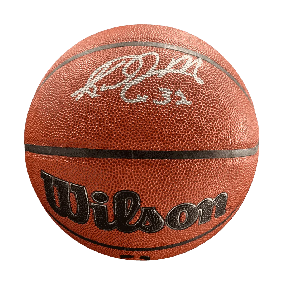 Karl Malone Utah Jazz Autographed Wilson Basketball - Beckett COA