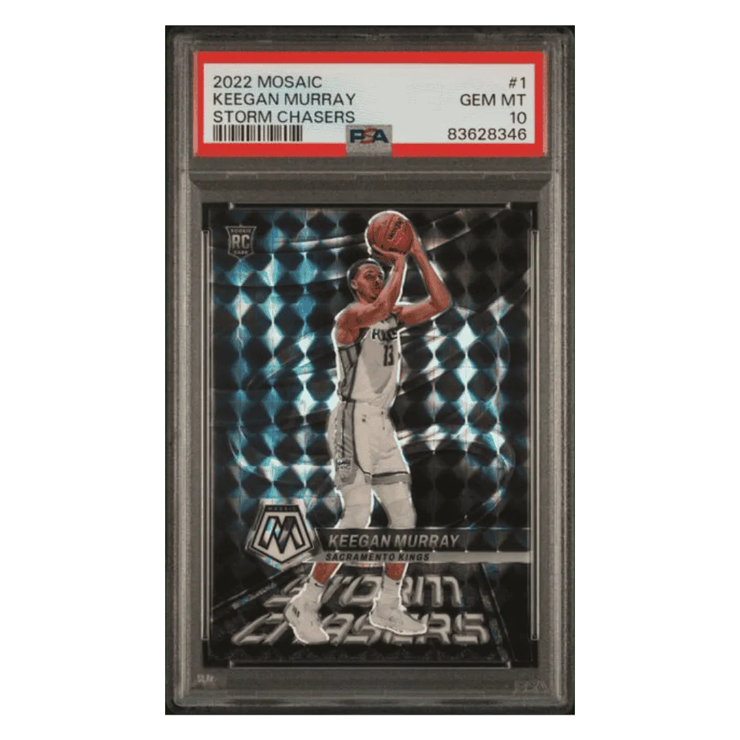 Keegan Murray PSA 10 2022 Panini Mosaic Storm Chasers Rookie RC Card #1