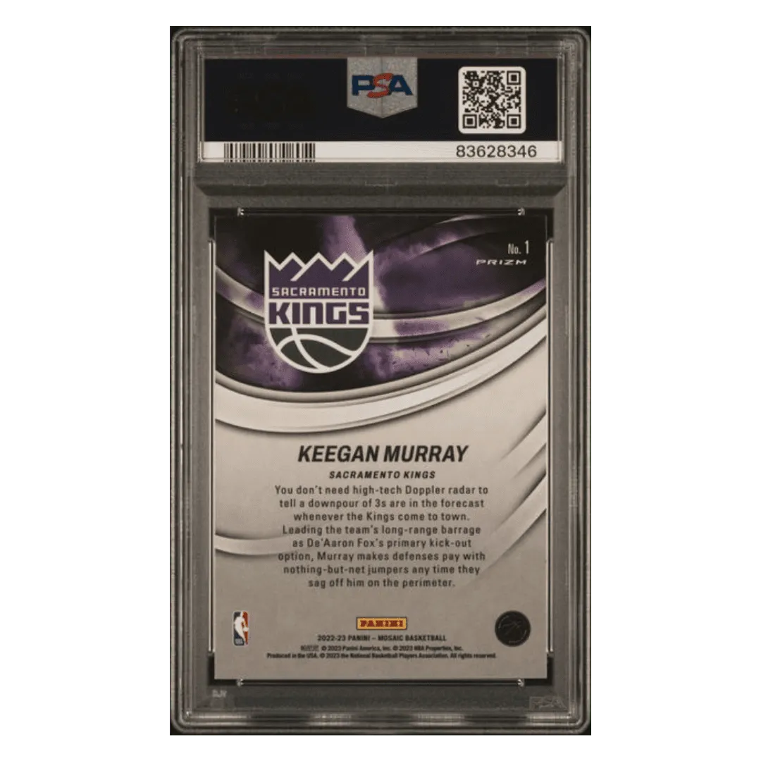 Keegan Murray PSA 10 2022 Panini Mosaic Storm Chasers Rookie RC Card #1