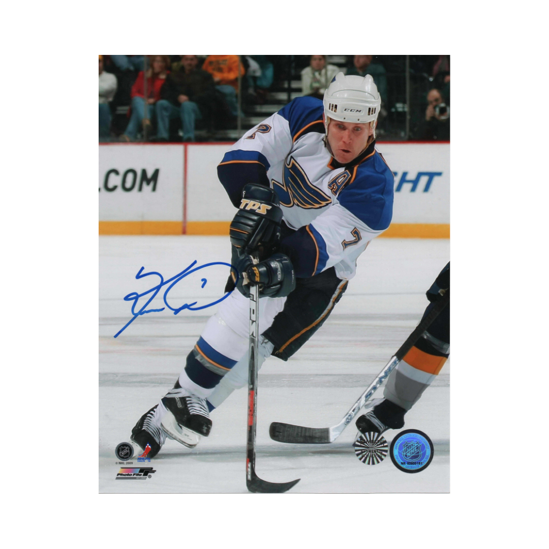 Keith Tkachuk St Louis Blues Autographed Vertical Photo - Fan Cave COA