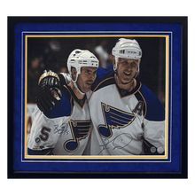Keith Tkachuk & Barrett Jackman St Louis Blues Autographed Framed 16x20 Photo - Fan Cave COA