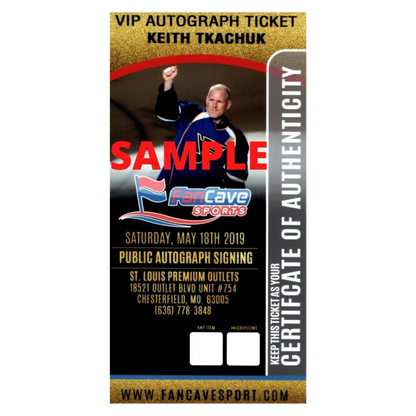 Keith Tkachuk and Barrett Jackman St Louis Blues Dual Autographed 16x20 - Fan Cave COA