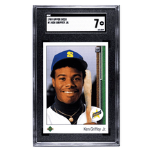 Ken Griffey Jr SGC 7 1989 Upper Deck Card #1