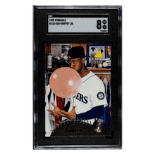Ken Griffey Jr SGC 8 1995 Pinnacle Card #128