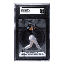 Ken Griffey Jr SGC 8 1999 Topps Finest Franchise Records Card #FR2
