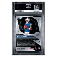 Keon Coleman PSA 9 2024 Panini Prizm Variation No Huddle Rookie RC Card #23
