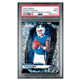 Keon Coleman PSA 9 2024 Panini Prizm Variation No Huddle Rookie RC Card #23
