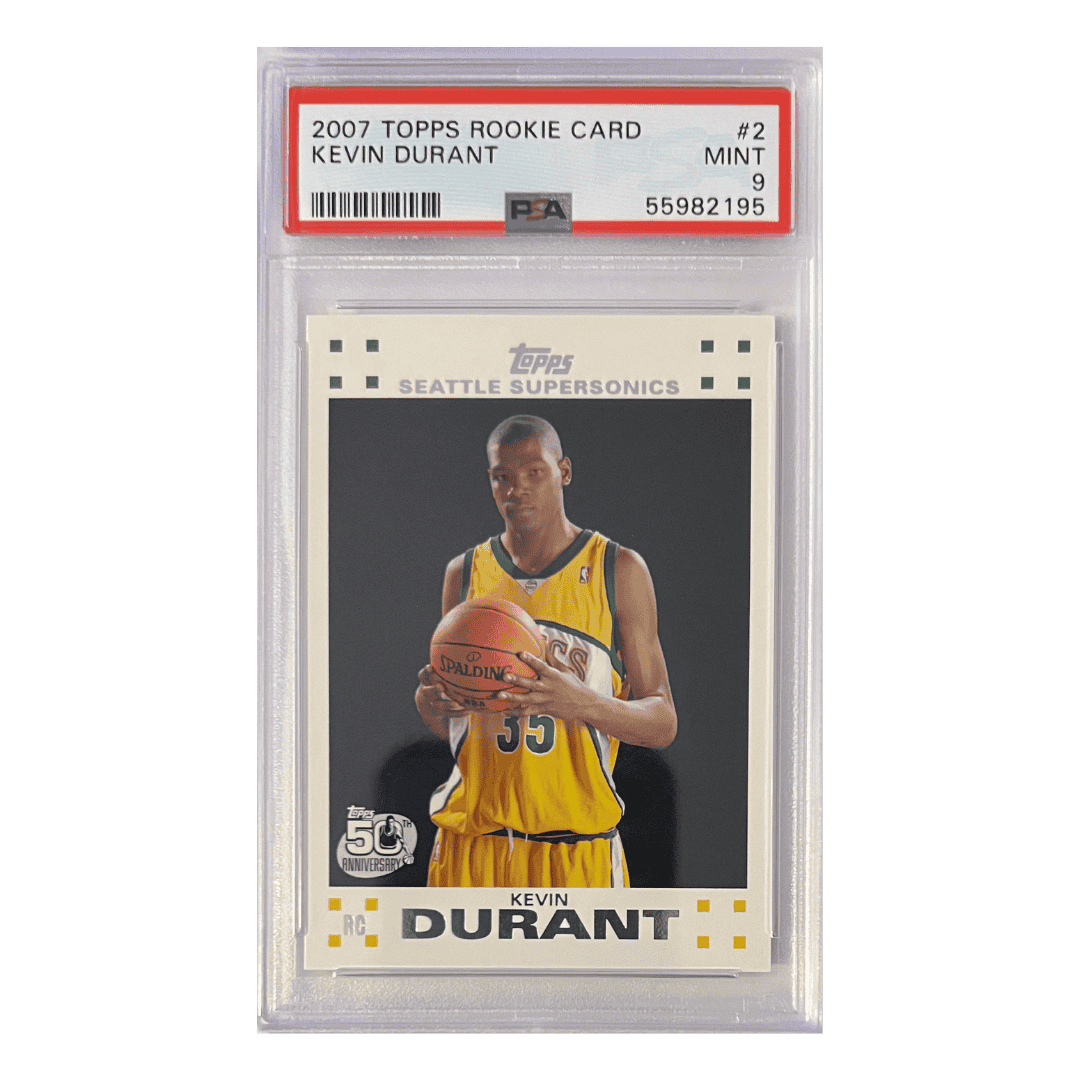 Kevin Durant PSA 9 2007 Topps Rookie Card Card #2