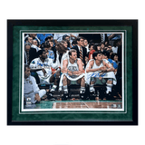Robert Parish, Larry Bird, Kevin McHale Boston Celtics Autographed Framed 16x20 - Beckett COA