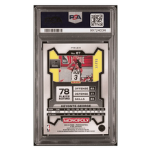 Keyonte George PSA 9 2023 Panini Prizm Monopoly Red #d/ 99 Card #87