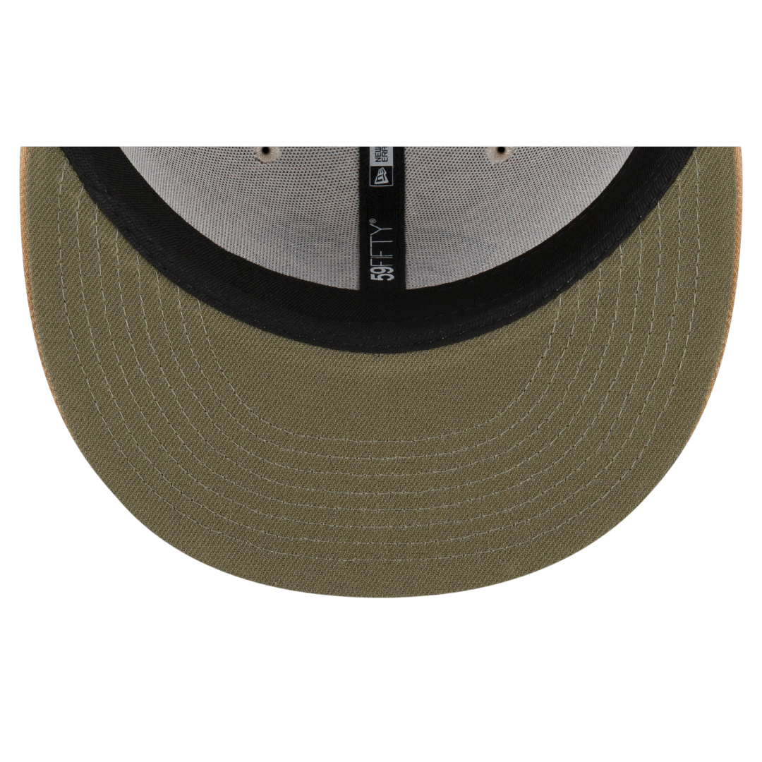 Toronto Blue Jays Retro New Era Khaki Exclusive 59FIFTY Fitted Hat