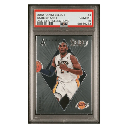 Kobe Bryant PSA 10 2012 Panini Select All Star Selections Card #4