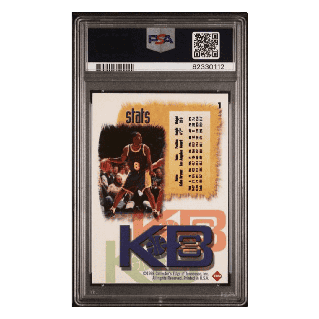 Kobe Bryant PSA 8 1998 Collectors Edge Impulse KB8 Card #1