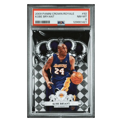 Kobe Bryant PSA 8 2009 Panini Crown Royale Card #92