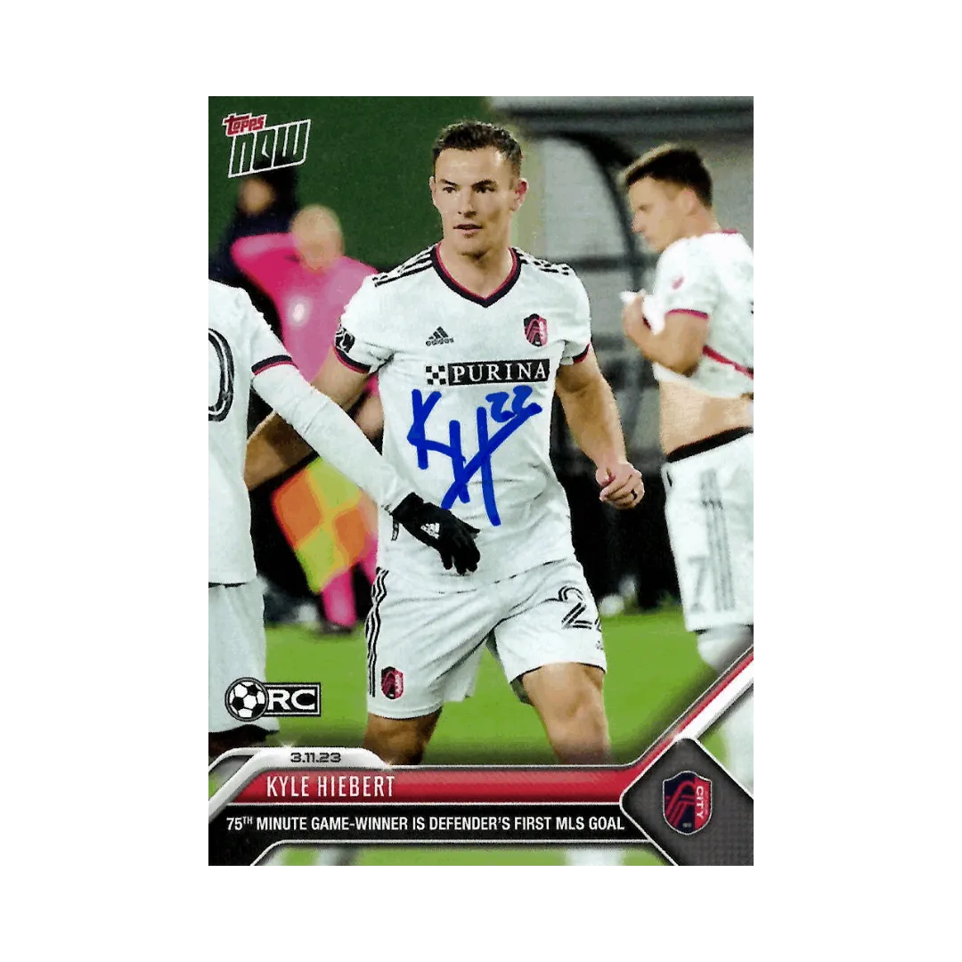 Kyle Hiebert Autographed 2023 Topps Now 29 Rookie Card - JSA COA