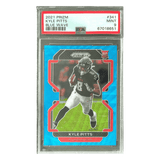 Kyle Pitts PSA 9 2021 Panini Prizm Blue Wave Rookie RC #d/199 Card #341