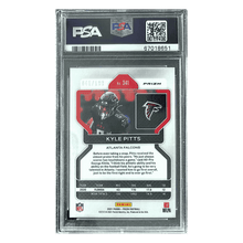 Kyle Pitts PSA 9 2021 Panini Prizm Blue Wave Rookie RC #d/199 Card #341