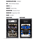 Kyrie Irving SGC 10 2023-24 Panini Select Tectonic Prizm #21